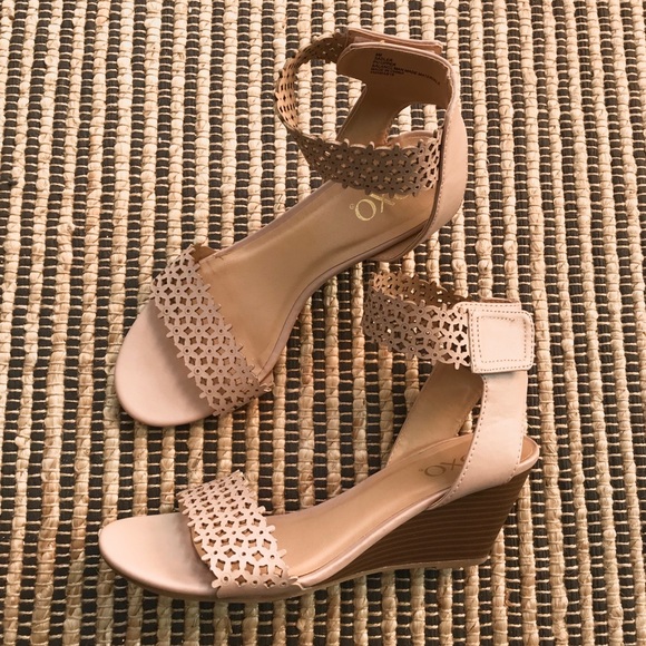 XOXO Shoes - XOXO | Sadler Wedge Sandal - Blush